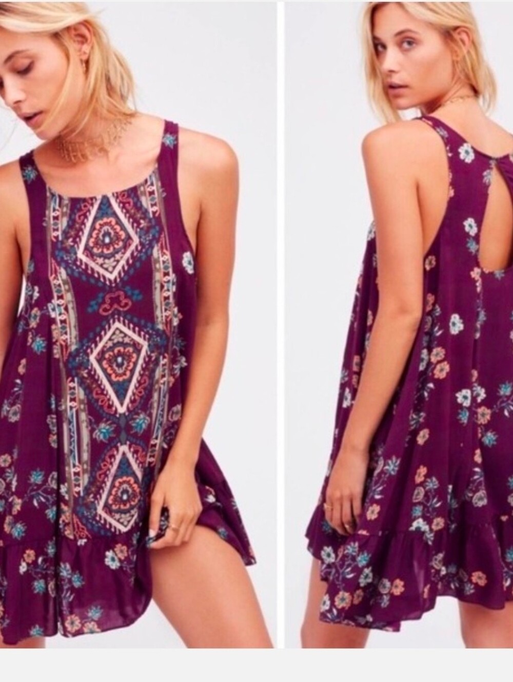 Free People Annka Border Shift Dress Intimately